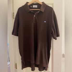 Southern Tide Brown Skipjack Polo T-shirt